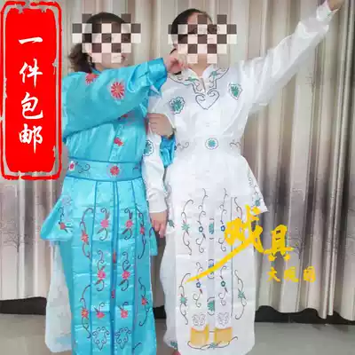 Drama costume White Snake green snake costume White Lady Xiaoqing costume white costume