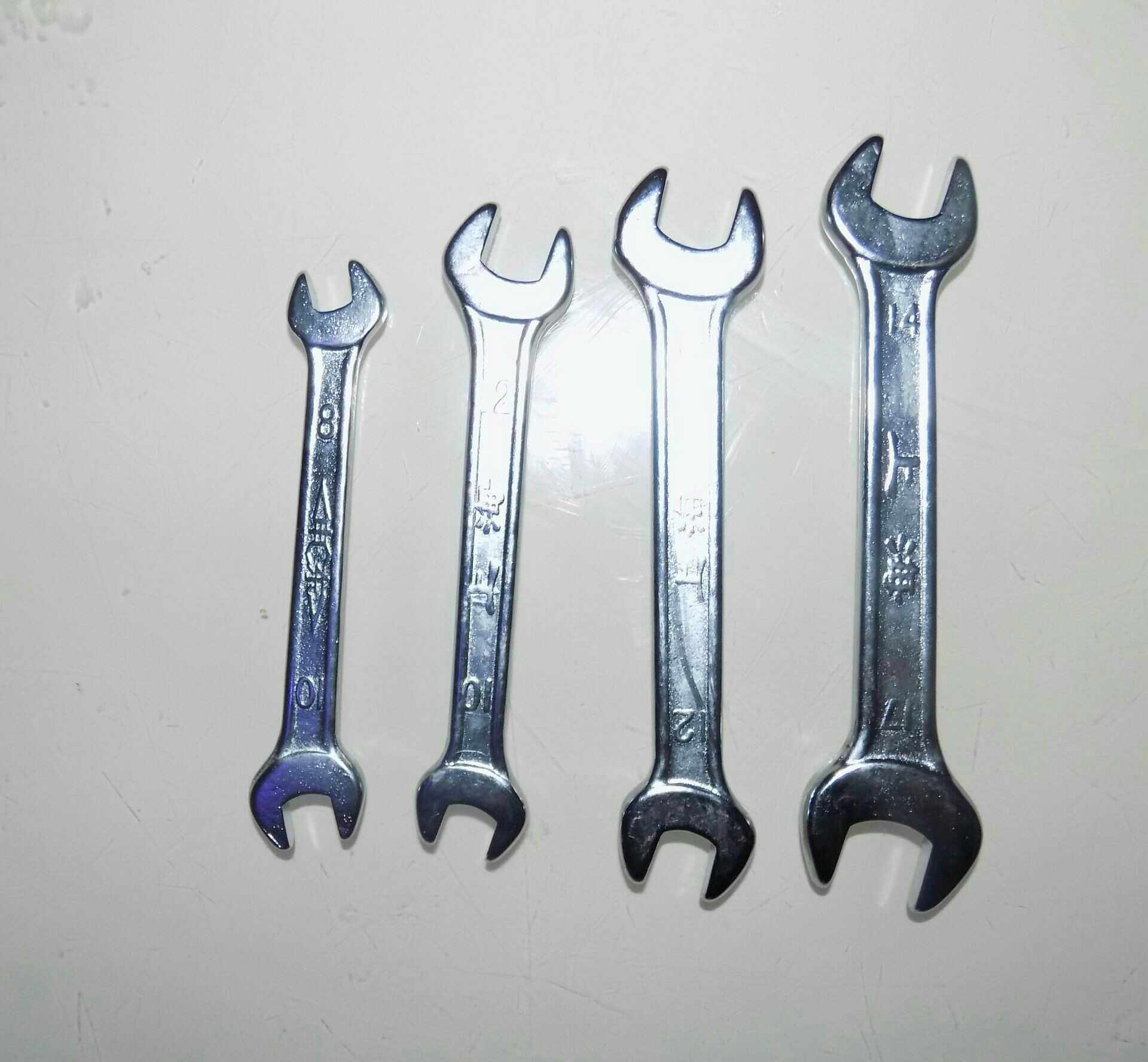 Factory direct sales chrome-plated open-ended wrench dual-purpose double-ended wrench dumb wrench supporting tools