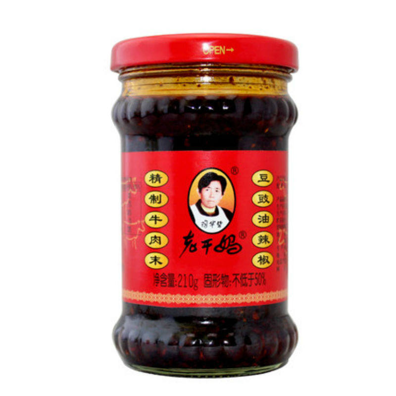【天猫超市】陶华碧老干妈 精制牛肉沫豆豉油辣椒/辣酱 210g/瓶