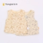 Tong Tai Chun Qiu bé vest mùa đôi vải cotton một phần vest hở vai nam và nữ vest bé vest vest bé - Áo ghi lê gile đẹp bé trai bé gái