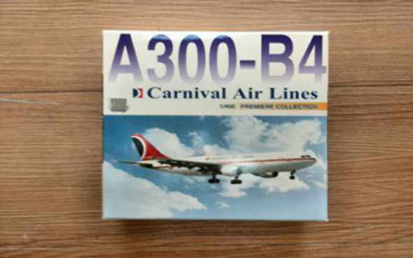 Weilong 1:400 55276 Carnival A300-B4 airliner new spot