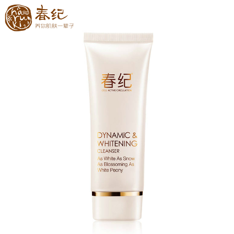春纪 动感透白洁面乳120ml