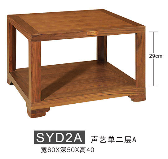 Jazz rack solid wood sound furniture sound furniture sound single two-story SYD2A speaker cabinet power amplifier hifi equipment