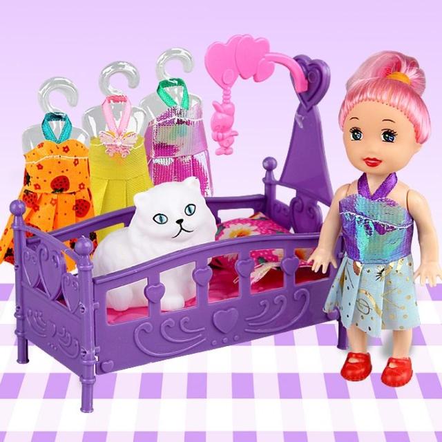 Special Price Doll Suite Princess Dream Home Foreign Doll Gift Box Girl Costume House Wine Children Toys