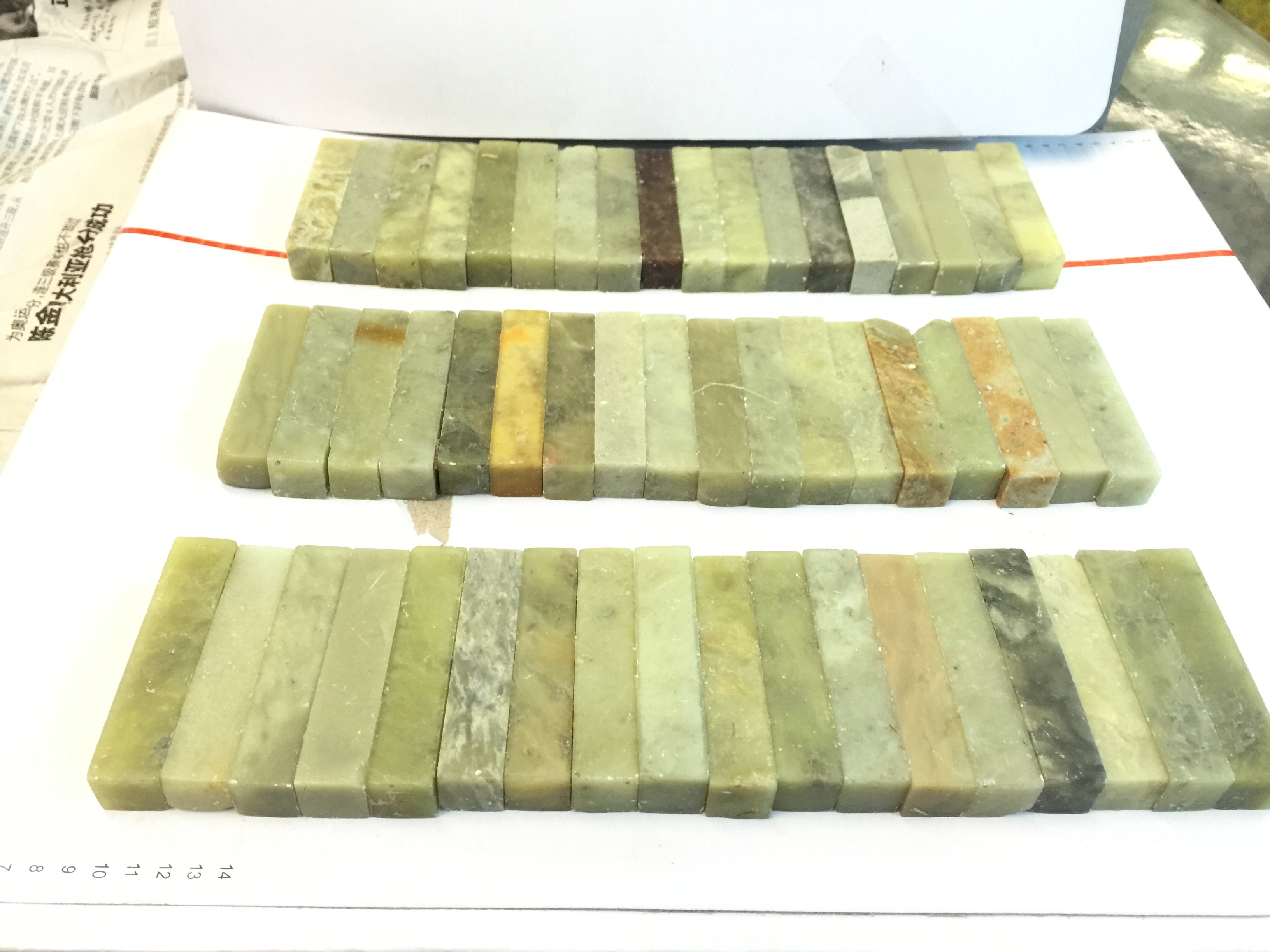 1*1*5 Qingtian stone seal calligraphy and seal carving practice lithography stone stone factory direct selling stone seal carving