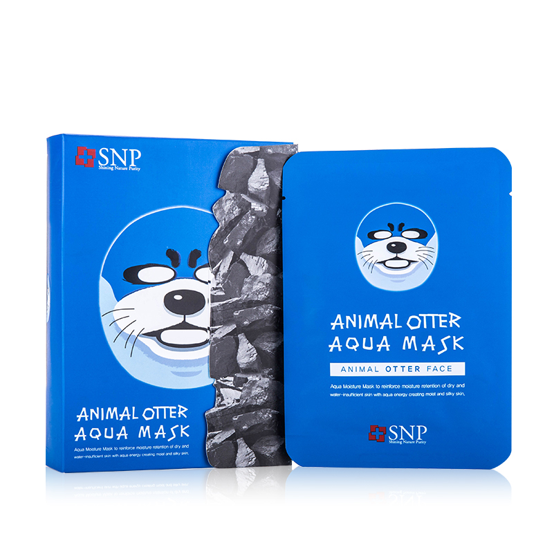 SNP动物水獭海豹 补水保湿面膜 10片/盒