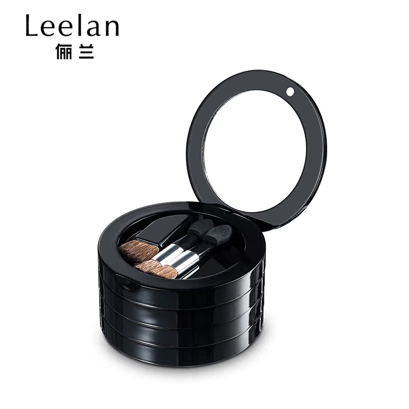 Leelan/俪兰 甜美粉嫩女神多功能粉饼眼影眉粉彩妆盒让你爱不释手