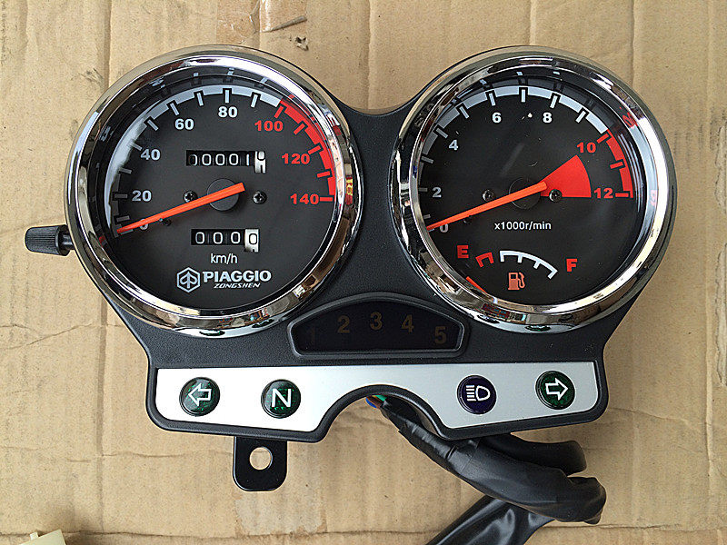 Biajiu Locomotive original accessories BYQ125-3II instrument assembly (mechanical watch)