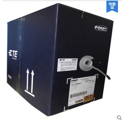 Original Promotion AMP Amp Super Category 5 Network Wire 6-219586-4 Blue Box Twisted Pair Spot