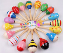 Orff musical instruments childrens musical instruments wooden music teaching aids wooden large sand hammer sand hammer sand ball