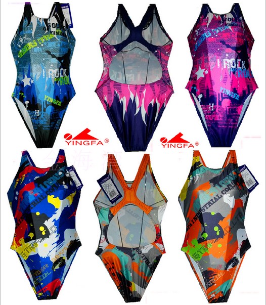 Y958 silk light digital printing speed dry fabric triangle professional swimsuit