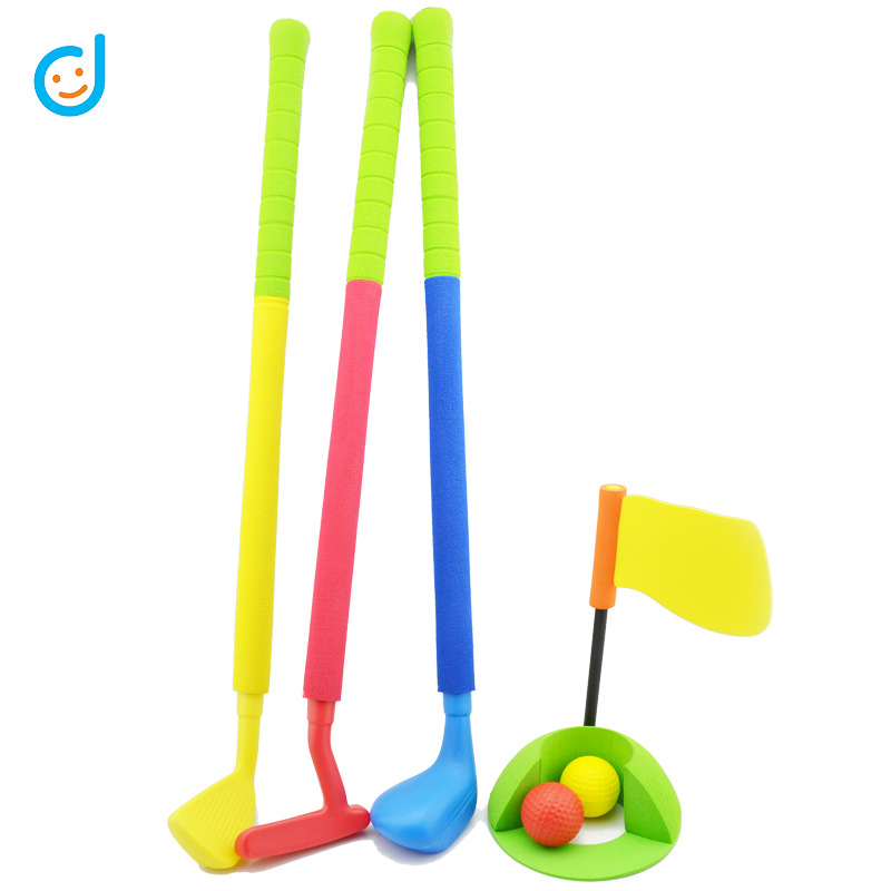 Children's golf club set kindergarten baby enlightenment safety training soft edging parent-child sports toys