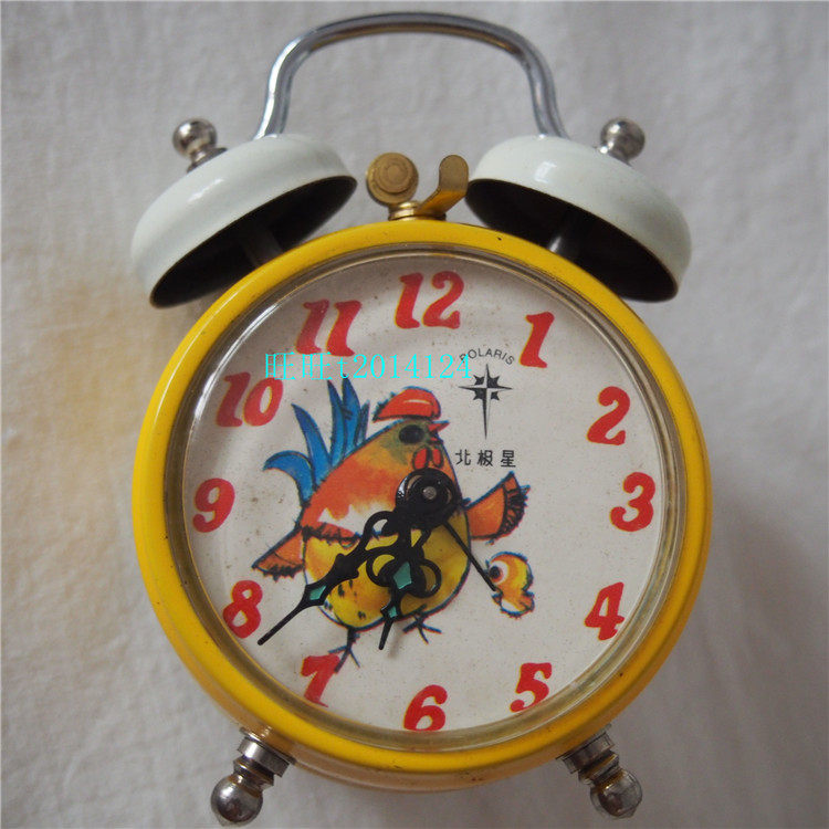 Polaris German made all copper movement mechanical clockwork alarm clock old horseshoe Watch Collector's Edition 12 Zodiac chicken