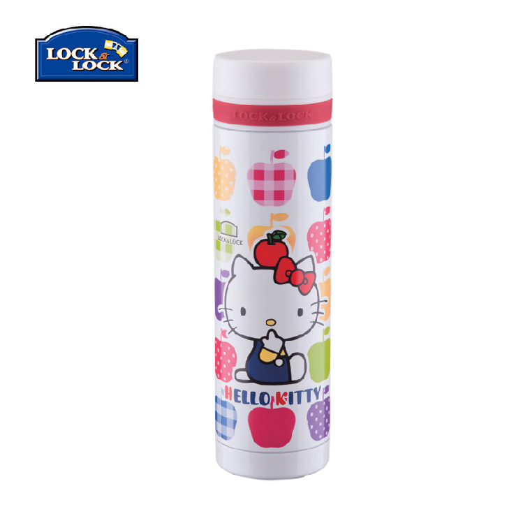 包邮 正品乐扣乐扣Hello Kitty不锈钢迷你马克杯保温保冷 水杯子