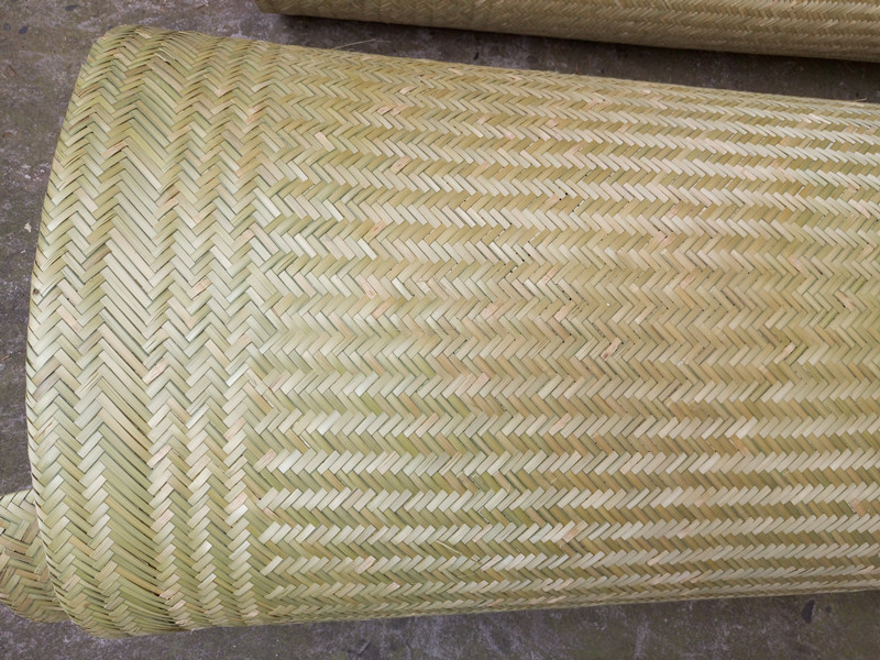 Decoration and decoration of bamboo mats Sticking to the wall ceiling brewing bamboo mats drying tea leaves to dry the east and west two green and two yellow bamboo mats