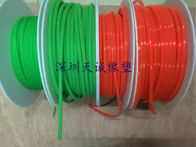 Can be connected to PU round belt PU round belt Red green round belt drive round belt Polyurethane O-shaped round belt