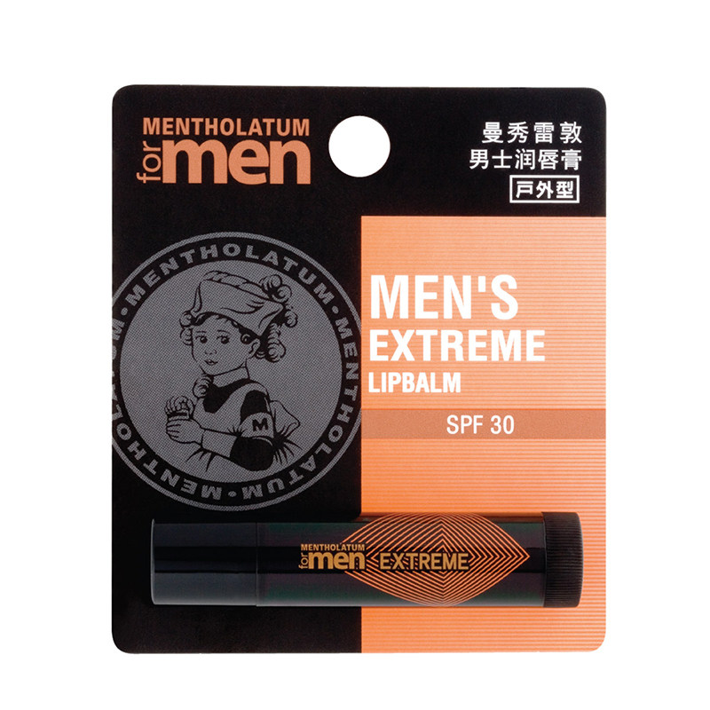 曼秀雷敦 男士润唇膏3.5g 户外 天然 冰凉型防裂保湿补水滋润护唇