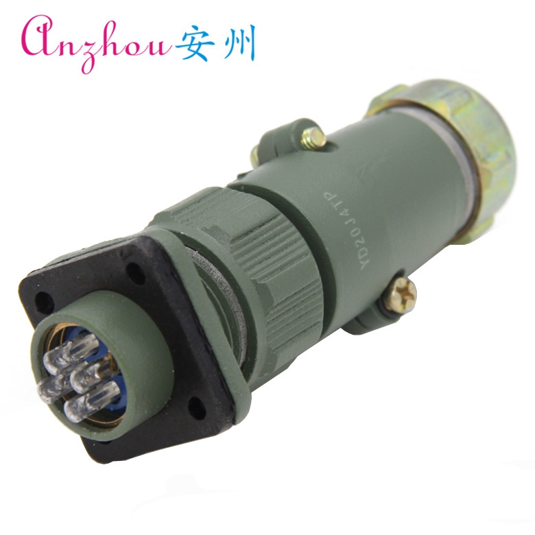 YD20 4 core waterproof Aviation plug connector YD20K4TP YD20K4TQ YD20J4Z
