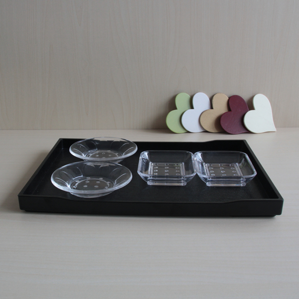 Acrylic Plastic Transparent Bathroom Soap Dish Drain Box Hotel Toiletries Round Square Soap Dish