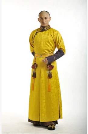 Мужской костюм Император Император Император Шаг за шагом Ву Цилонг, та же самая модель династии Цин, принц династии Цин, аренда одежды старшего брата