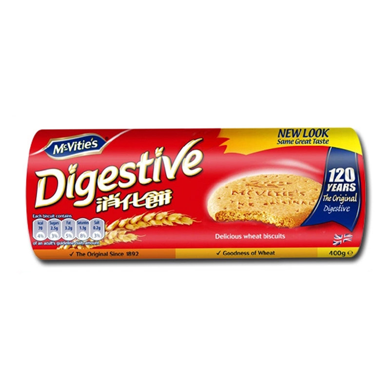 【天猫超市】英国进口零食 Mcvities麦维他消化饼干400g