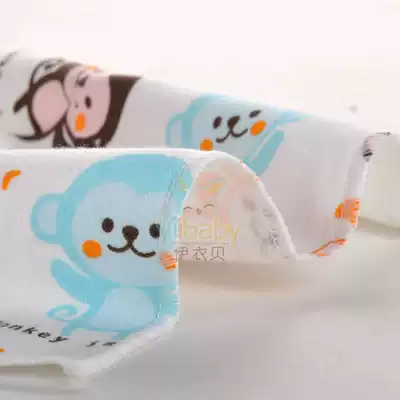 2-piece knitted cotton baby saliva towel handkerchief baby handkerchief nursing towel sweat suction towel soft small square towel