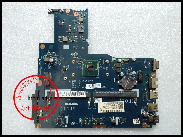 Lenovo E40-70 E40-80 B40-70 B40-80 motherboard onboard CPU version number LA-B102P