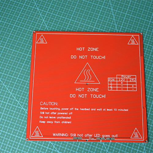 3d printing machine accessories heatbed hot bed Mk2b pcb heating plate heating plate supports dual power supply