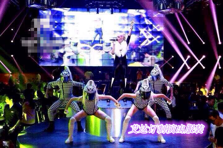 Bar Nightclub DJ Singer DS Black & White Gig Show Costume