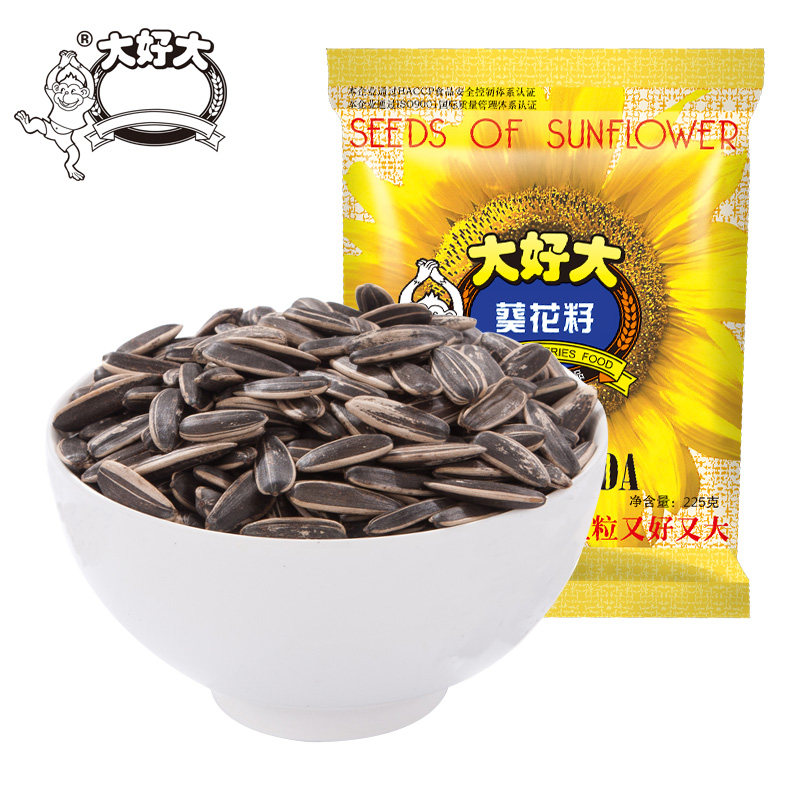 【天猫超市】大好大瓜子葵花籽225g/袋 精选葵花籽 休闲零食必备