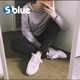 Puma Hummer White Bow Ribbon White Leather Sneakers Sneakers Giày thường 363073-02 giày nữ sneaker Dép / giày thường