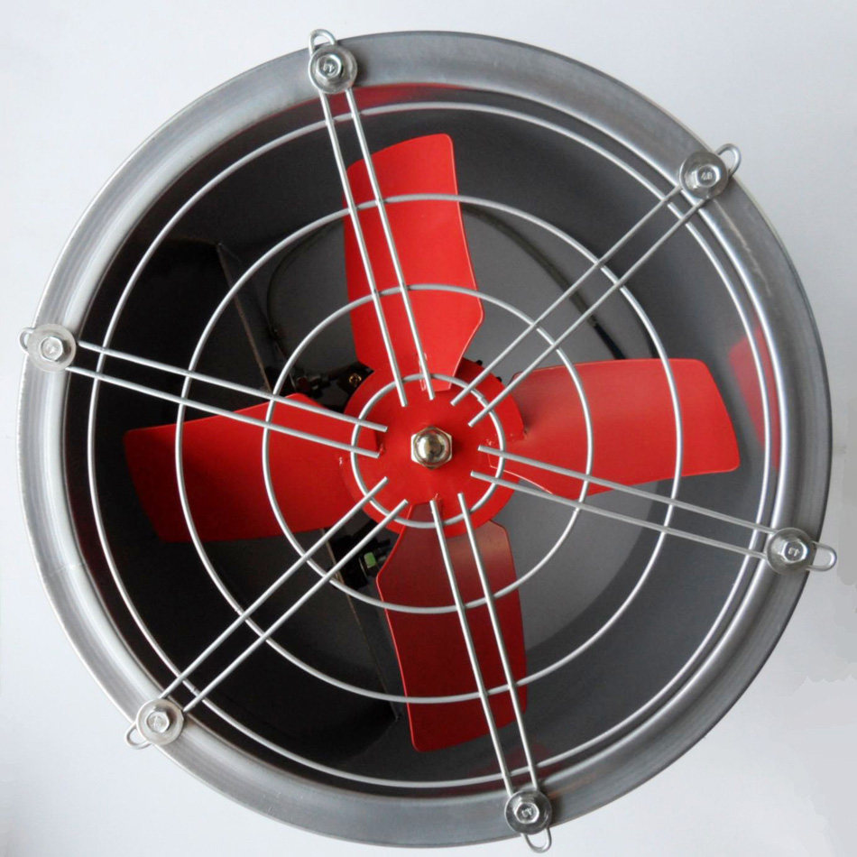 Zhengdi industrial exhaust fan with net pipe fan strong cylinder oil fume fan kitchen exhaust fan 20 inch 500mm