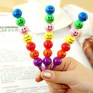 Day Korea Students Kindergarten Stationery Prizes Children Icing Sugar Plinth 7 Colors Wax Pen Graffiti Pen Small Gift