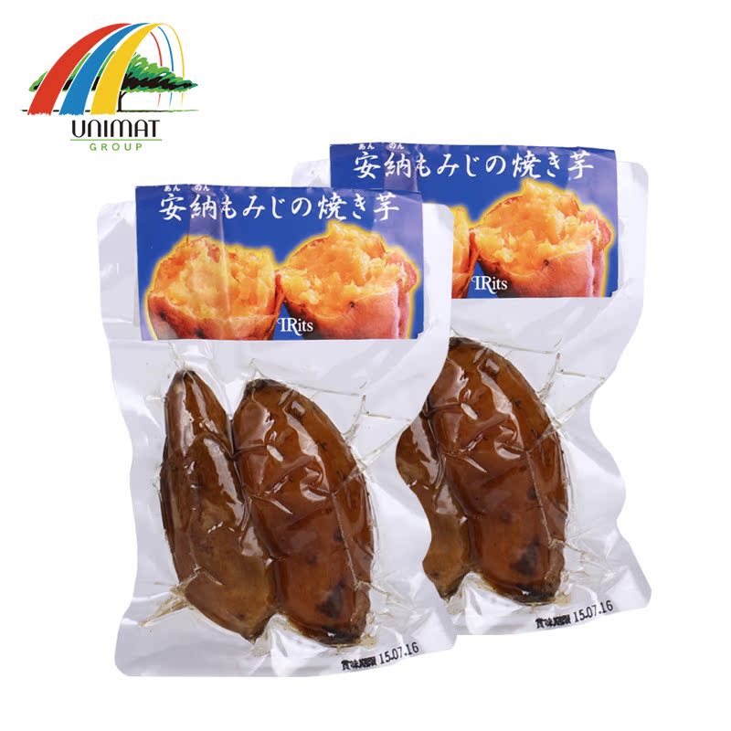 日本发 unimat美味零食枫味烤地瓜红薯 日本烘烤美味 2袋装