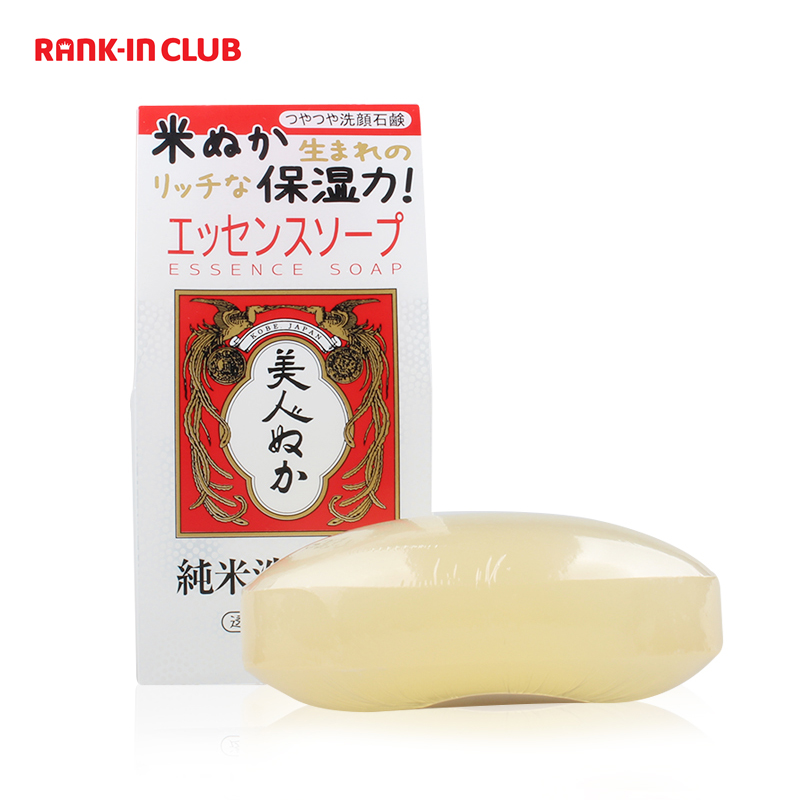 日本EMS直邮 美人ぬかnuka 米糠精华 纯米精华保湿洁面皂 100g