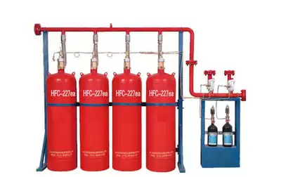 Pipe network type heptafluoropropane automatic fire extinguishing device room gas fire extinguishing equipment FM200 system