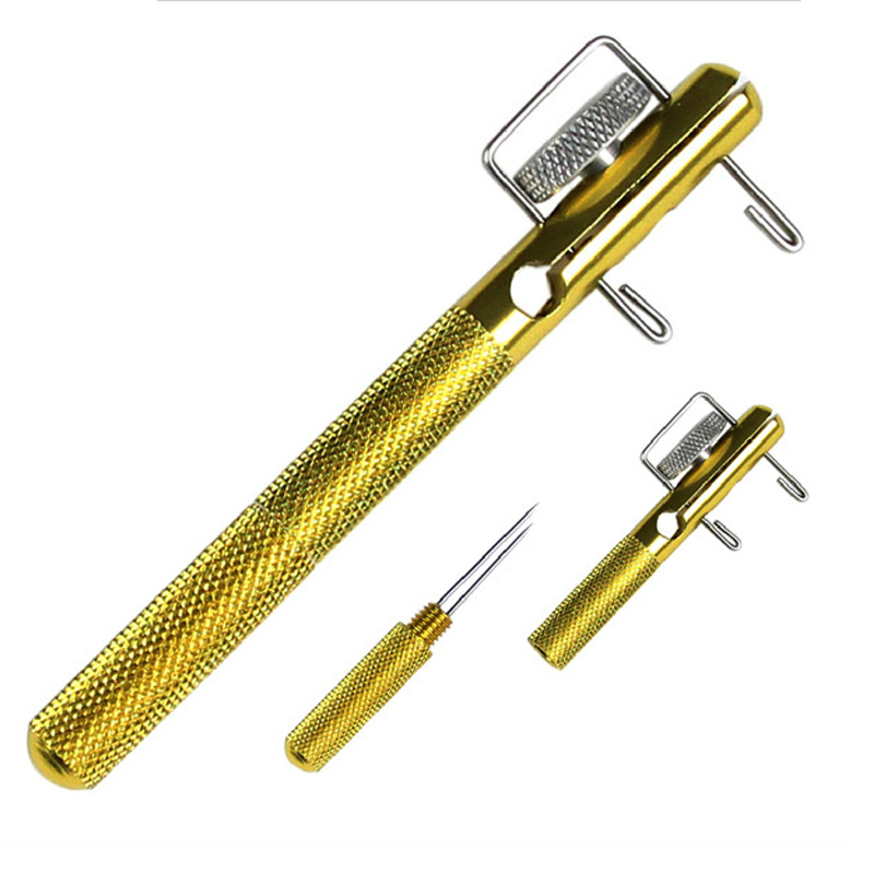 Full Metal Fishing Tie Crochet Aluminum Alloy Binding Crochet Manually Tied Hook Instrumental Subthread Knotting Machine