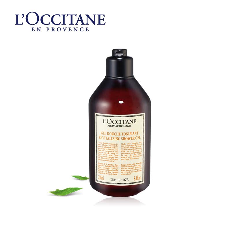 L'occitane/欧舒丹草本菁萃活力沐浴啫喱250ml