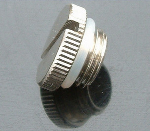 G1 4 2-part choke plug with sealing ring for interface sealing for computer water cooling