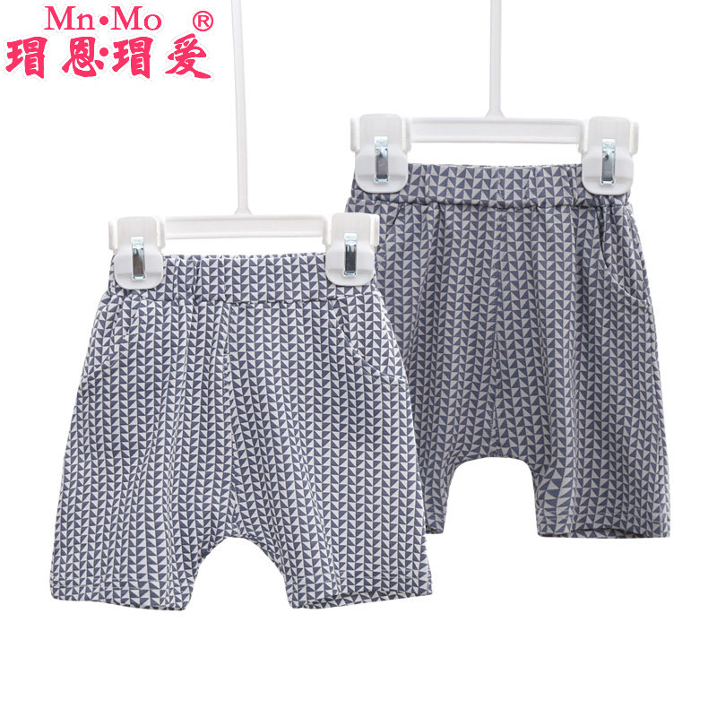 瑁恩瑁爱童装2016夏季新款儿童百搭短裤男宝休闲裤子婴儿裤可开档