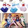 Cosplay chính hãng Thủy thủ mặt trăng Anime Trang phục Cosplay Bow Princess Dress Game Đồng phục - Cosplay đầm cosplay