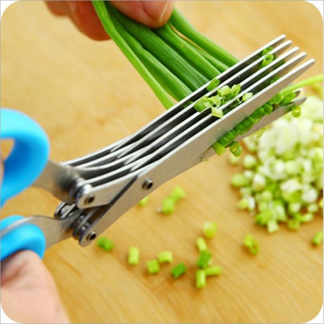 Creative household gadgets, Korean kitchen artifacts, lazy home gadgets, daily necessities, scissors