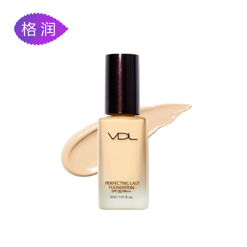 格润海外 韩国VDL 真肤裸妆精华粉底液SPF30++ 保湿防晒遮瑕30ml