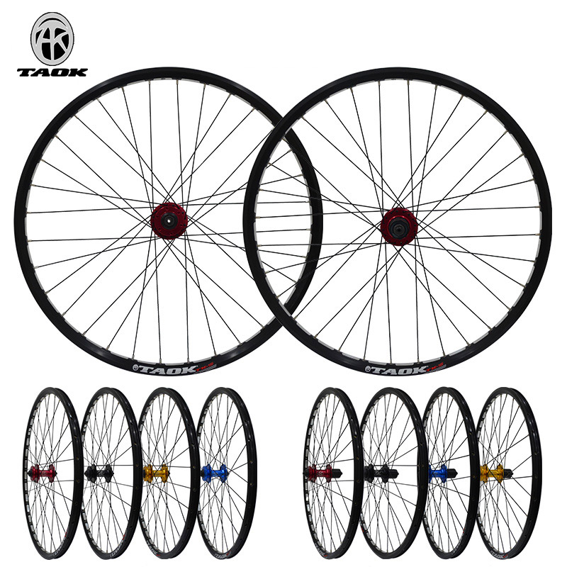 TAOK Tuuk Mountain wheel set 26-inch 32 holes disc brake drum aluminium alloy double decker bike wheel hub