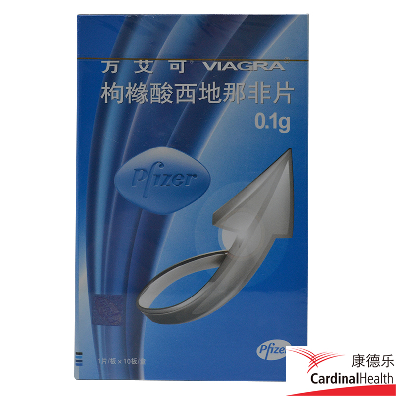 万艾可 万艾可/VIAGRA 枸橼酸西地那非片 0.1g*10片/盒