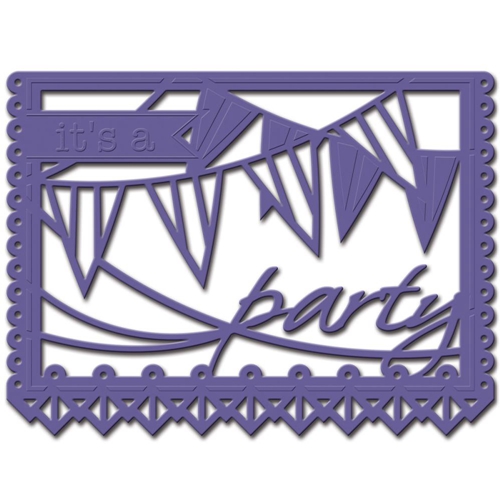 Spellbinders Bump Cut Stencil Party SCD-033