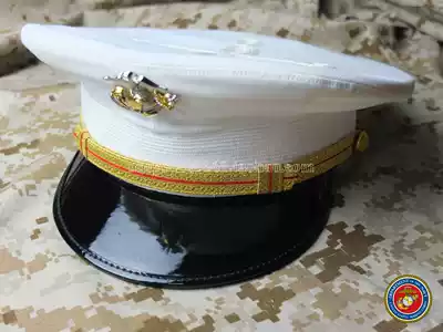USMC US Marine Corps Lieutenant White dress hat good second-hand appearance