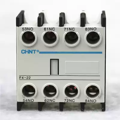 Chint AC contactor auxiliary contact group F4-22 2 normally open 2 normally closed auxiliary contact
