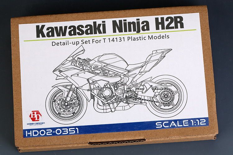 HobbyDesign etching sheet 1 12 Kawasaki Ninja H2R Paida HD02-0351