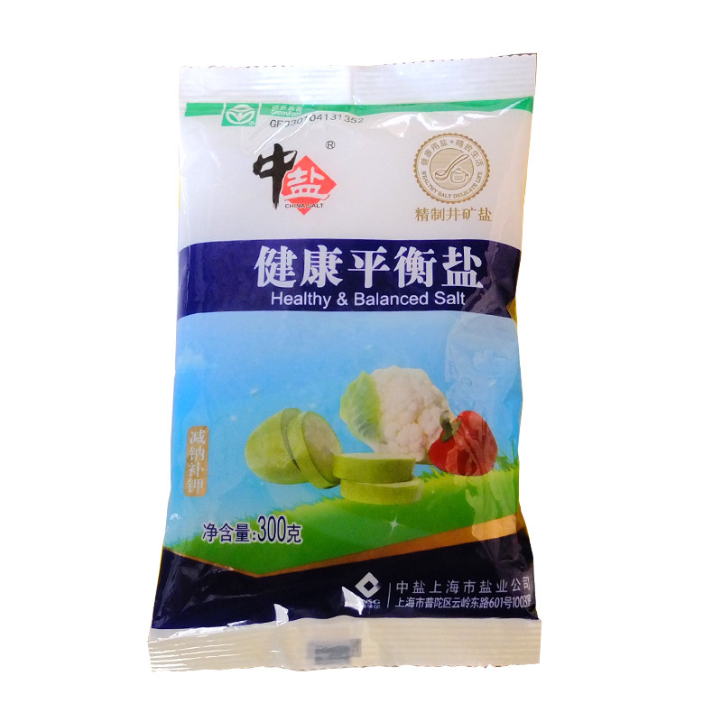 【天猫超市】中盐 健康平衡盐300g 食用盐 海星 调味料 调味品